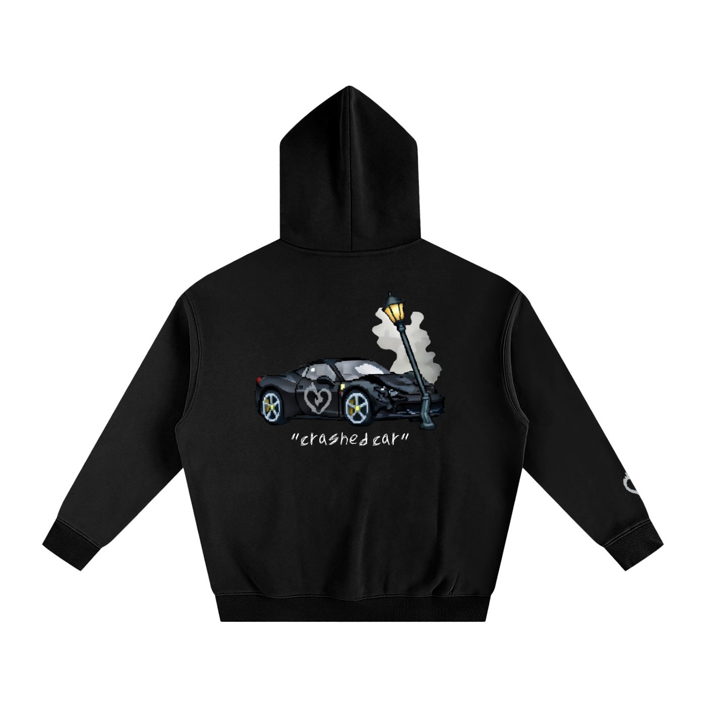 CRASHED CAR HOODIE