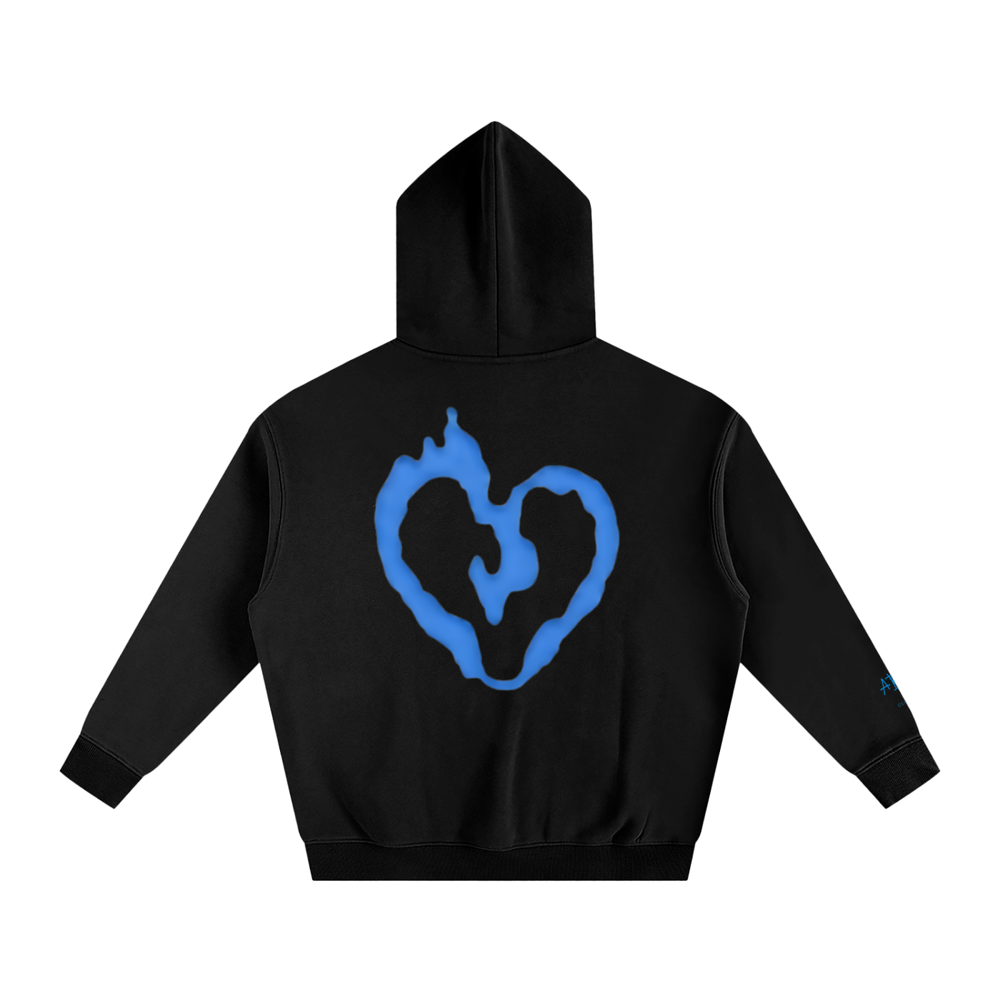 BLUE HEART HOODIE