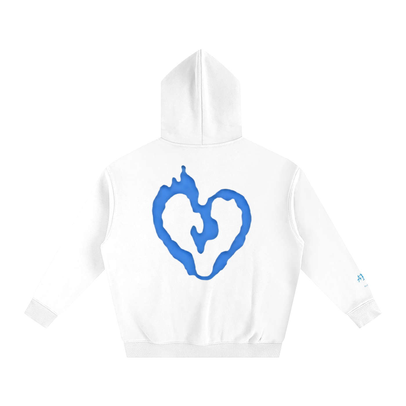 BLUE HEART HOODIE